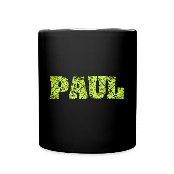 Paul - Tasse einfarbig - Schwarz - Vorne