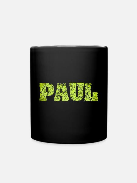Paul - Tasse einfarbig - Schwarz