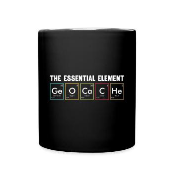 Geocaching Geocacher Cadeau - Mug uni - noir - Devant