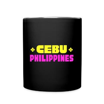 Cebu Filipino Design für stolze Pinoys - Tasse einfarbig - Schwarz - Vorne