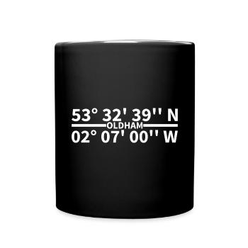 Oldham coordinates - Full Colour Mug - black - Front