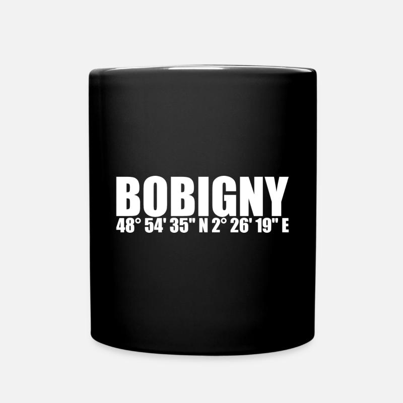 Coordonnées de Bobigny - Mug uni - noir