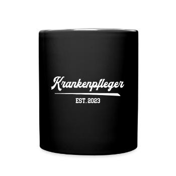 Krankenpfleger 2023 Beruf Pflege Kranken Pfleger - Tasse einfarbig - Schwarz - Vorne