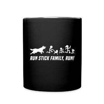 Malinois Belgian Shepherd Mechelaar Dog - Full Colour Mug - black - Front