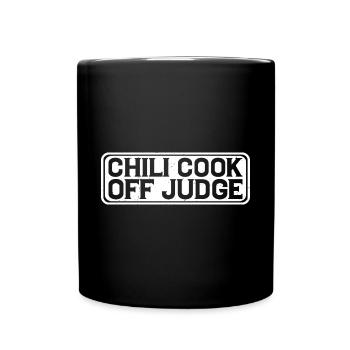 Chili Cook Off Judge 22 - Tasse einfarbig - Schwarz - Vorne
