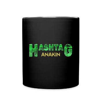 Hashtag Anakin - Mug uni - noir - Devant