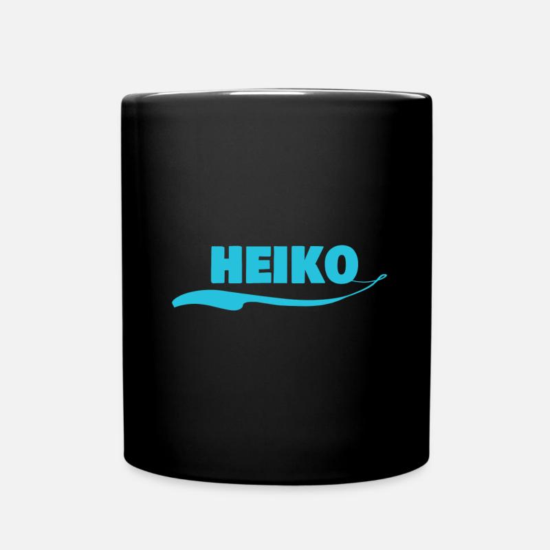 heiko heiko - Tasse einfarbig - Schwarz