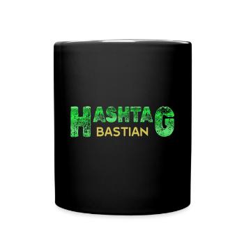 First name Bastian - Full Colour Mug - black - Front