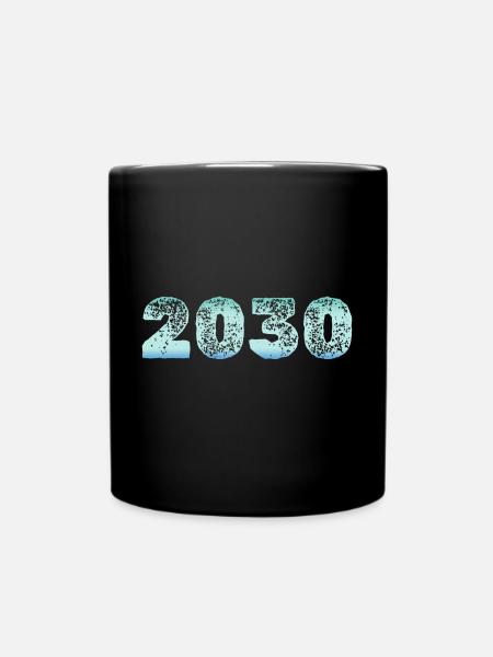 Cold 2030 - Tasse einfarbig - Schwarz