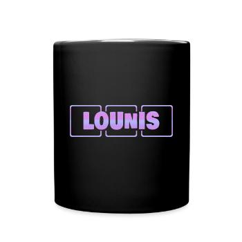 Enfant Lounis - Mug uni - noir - Devant