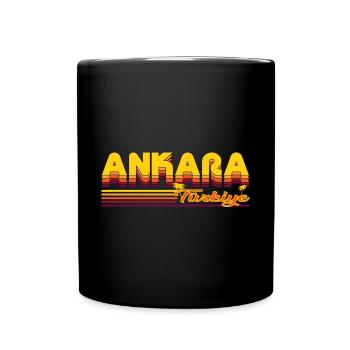 Ankara, Urlaubsdesign der türkischen Hauptstadt - Tasse einfarbig - Schwarz - Vorne