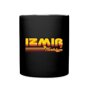 Izmir, summery design of the Turkish city - Full Colour Mug - black - Front