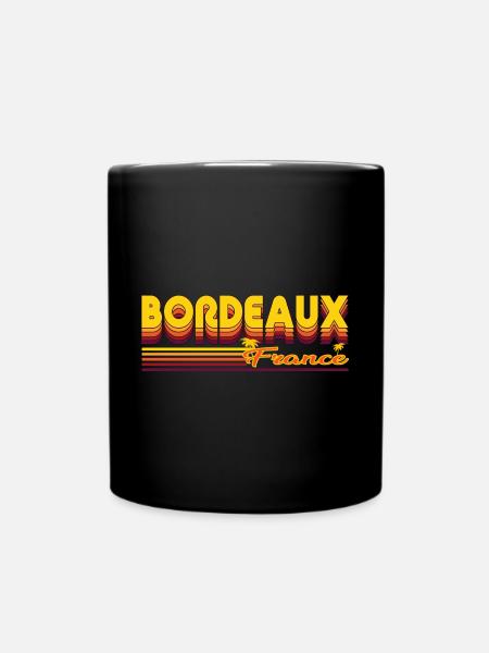 Bordeaux, design vacances d’été - Mug uni - noir