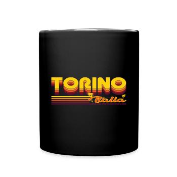 Torino, the cool summery Turin design - Full Colour Mug - black - Front
