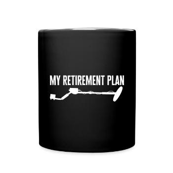 Détecteur de métaux Détection de métaux Chasse au trésor - Mug uni - noir - Devant