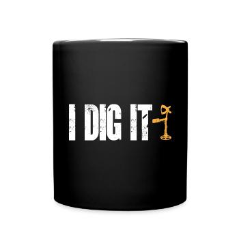 Détecteur de métaux Détection de métaux Chasse au trésor - Mug uni - noir - Devant