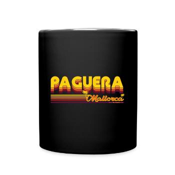 Paguera Summery Mallorca Holiday Design - Full Colour Mug - black - Front