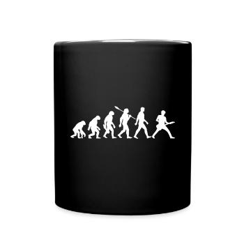 Evolution Guitariste Musicien Rock - Mug uni - noir - Devant