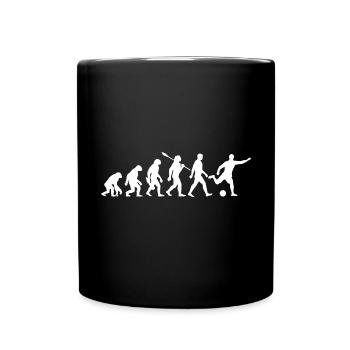 Evolution Soccer - Joueur de soccer - Mug uni - noir - Devant