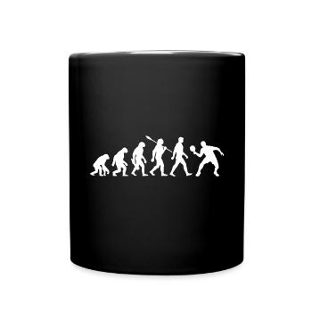 Evolution - Table tennis - Ping Pong - Mug uni - noir - Devant