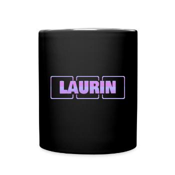 Enfant Laurin - Mug uni - noir - Devant