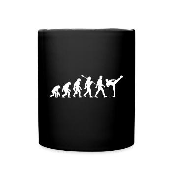 Evolution - MMA - Kampfsport - Tasse einfarbig - Schwarz - Vorne