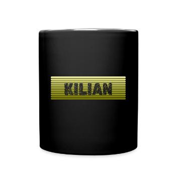 Prénom Kilian - Mug uni - noir - Devant