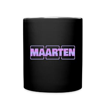 Schwangerschaft Maarten - Tasse einfarbig - Schwarz - Vorne