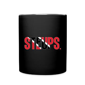 Trinidad und Tobago Flagge - Tasse einfarbig - Schwarz - Vorne
