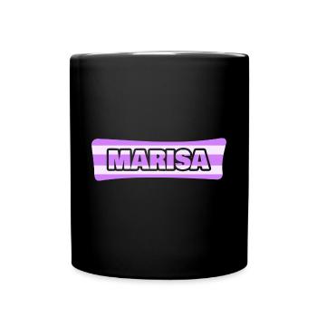 Enterrement de vie de garçon pour Marisa mariage enterrement de vie de jeune fille - Mug uni - noir - Devant