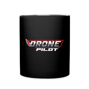 Drohnenpilot Whoop Copter FPV UAS Pilot Drone - Full Colour Mug - black - Front
