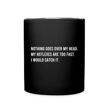 Funny Art Quote - Full Colour Mug - black - Front