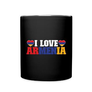 Armenian flag Armenia - Full Colour Mug - black - Front