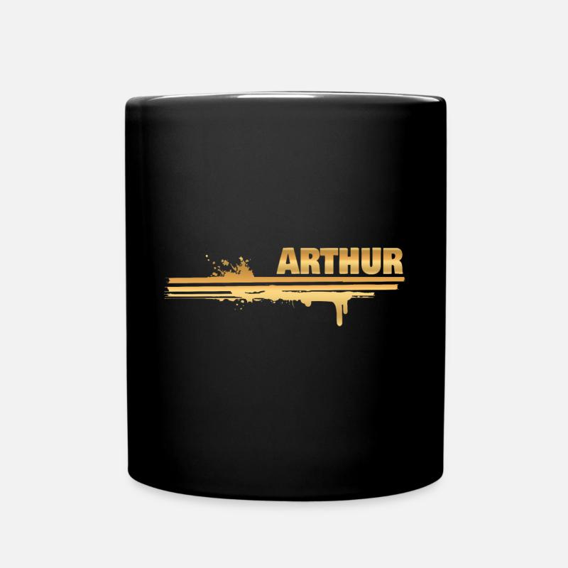 Arthur - Tasse einfarbig - Schwarz