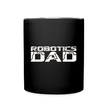 Père Hommes Construire Robot Droïde Constructeur Robotique Papa - Mug uni - noir - Devant