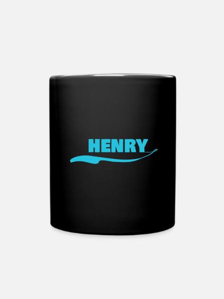 Geschenk für Henry - Tasse einfarbig - Schwarz