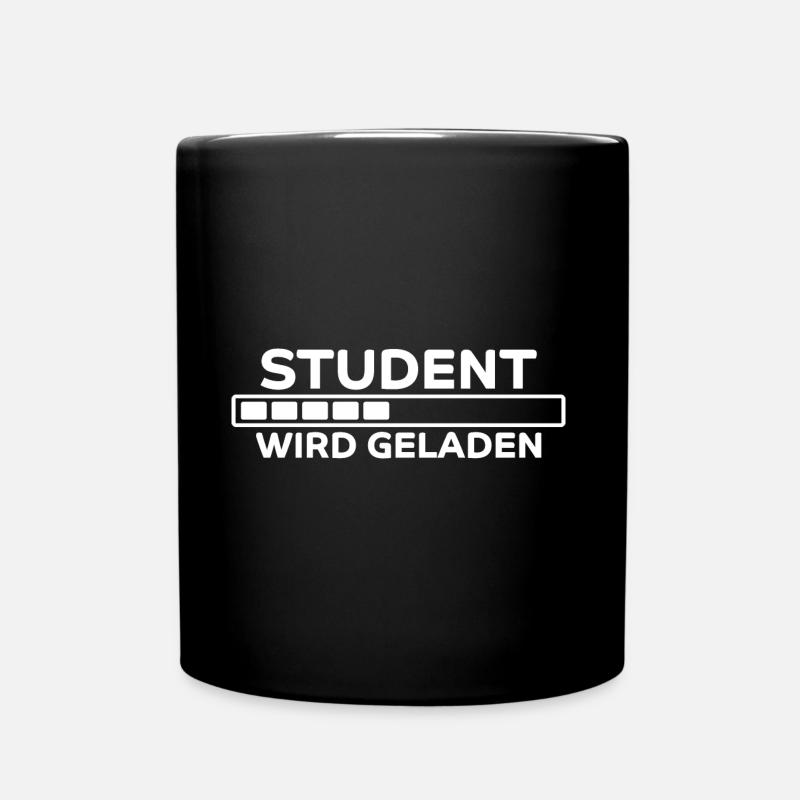 Student Spruch Uni Universität Student Geschenk - Tasse einfarbig - Schwarz