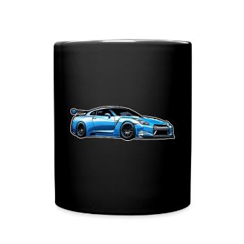 Jdm / Tuning / Turbocharger / Rims / Chiptuning - Full Colour Mug - black - Front