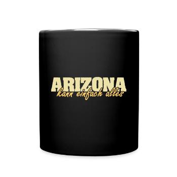 Arizona - Tasse einfarbig - Schwarz - Vorne