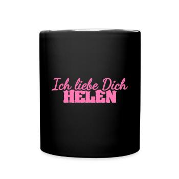 Geschenk für Helen - Tasse einfarbig - Schwarz - Vorne