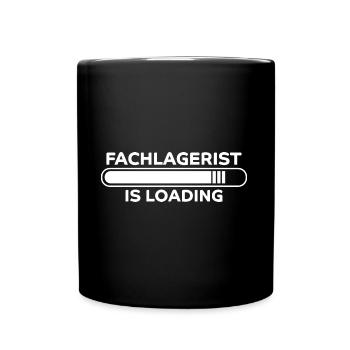 Fachlagerist Spruch Lustiges Fachlagerist Geschenk - Tasse einfarbig - Schwarz - Vorne
