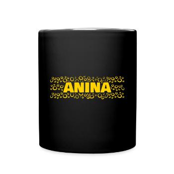 Cadeau pour Anina - Mug uni - noir - Devant