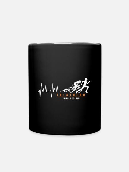 Triathlon triathlète sport triathlon - Mug uni - noir