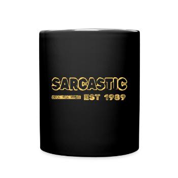1989 - Tasse einfarbig - Schwarz - Vorne
