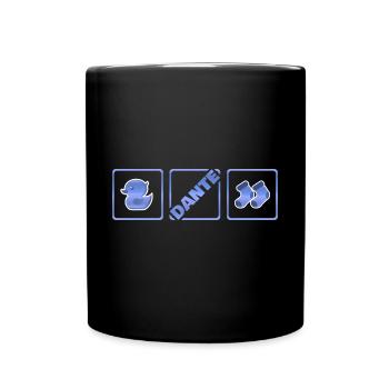 Geburt Dante - Tasse einfarbig - Schwarz - Vorne