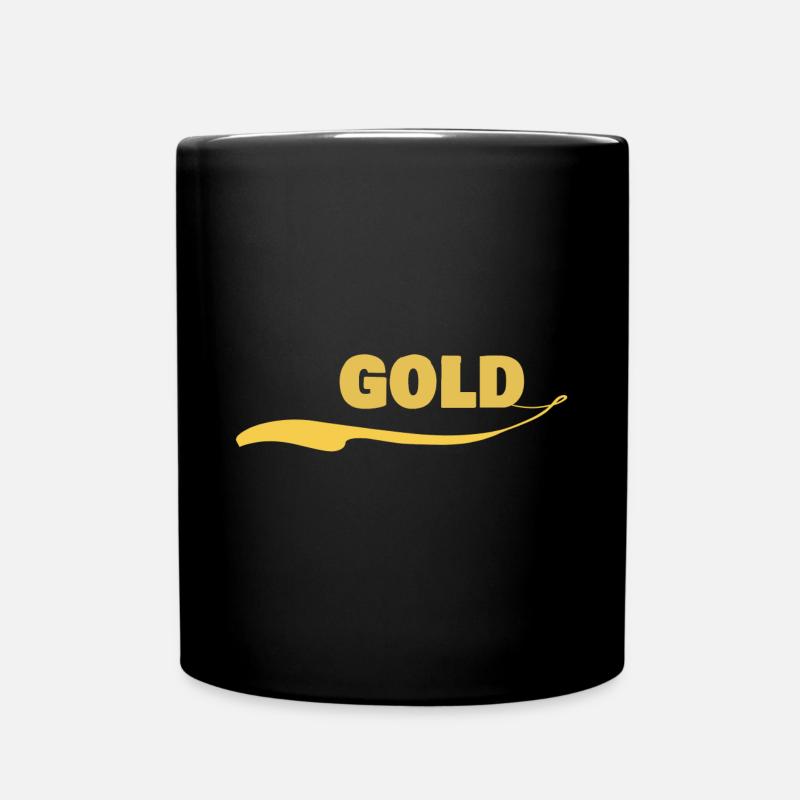Gold Gold - Full Colour Mug - black