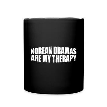 Les drames coréens sont ma thérapie 11 - Mug uni - noir - Devant