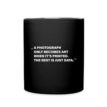 Photograph Art - Tasse einfarbig - Schwarz - Vorne