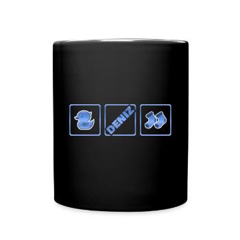 Gift for Deniz - Full Colour Mug - black - Front