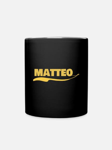 matteo matteo - Tasse einfarbig - Schwarz